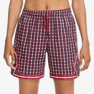 Jordan Women’s Paris Saint-Germain Plaid Woven Shorts
